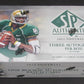 2012 Upper Deck SP Authentic Football Box (Hobby)