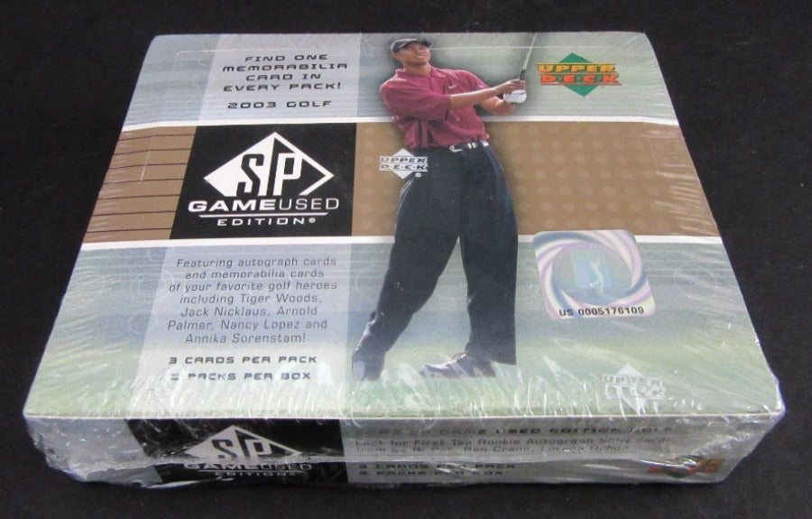 2003 Upper Deck Game Used Edition Golf Box (Hobby)