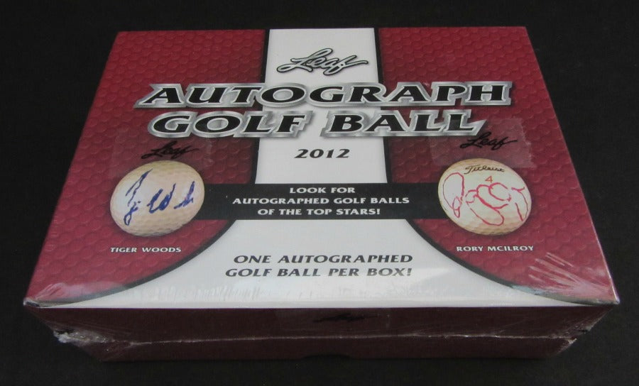 2012 Leaf Autograph Golf Ball Box