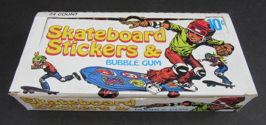 1976 Donruss Skateboard Stickers Unopened Wax Box