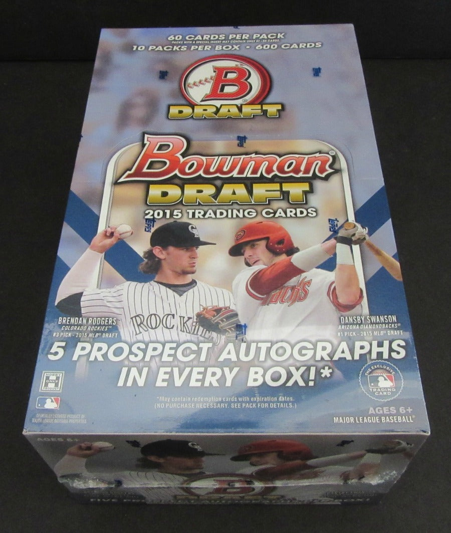 2015 Bowman Draft Baseball Super Jumbo Box (Hobby) (10/60)