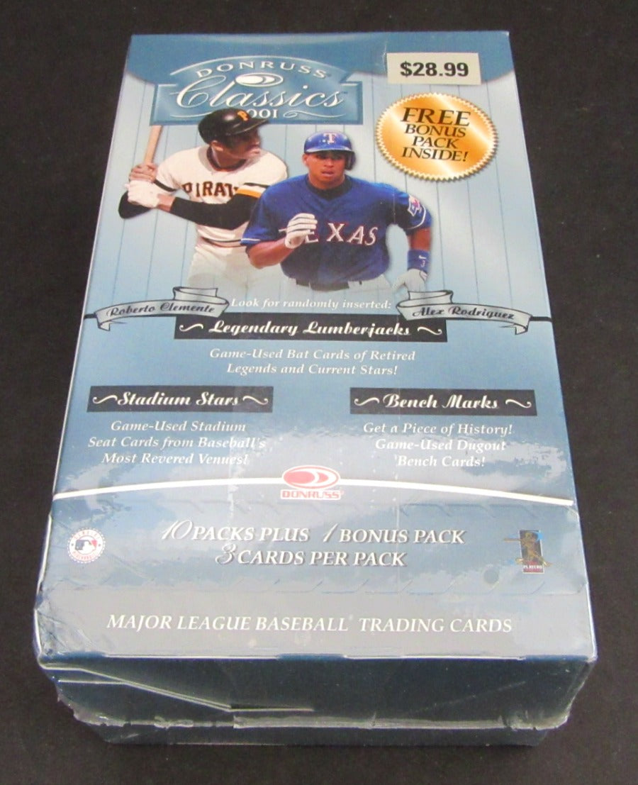 2001 Donruss Classics Baseball Blaster Box (11/3)