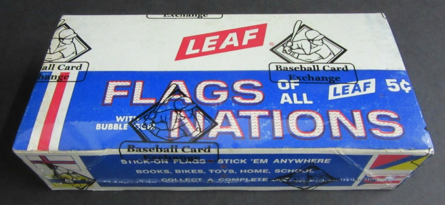 1960 Leaf Flags Of All Nations Unopened Wax Box (BBCE)