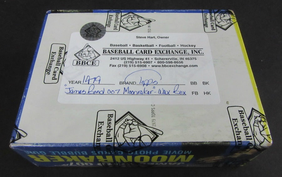 007 Baseball 1979 Topps James Bond 007 Moonraker Unopened Wax Box (BBCE) – Baseball ...