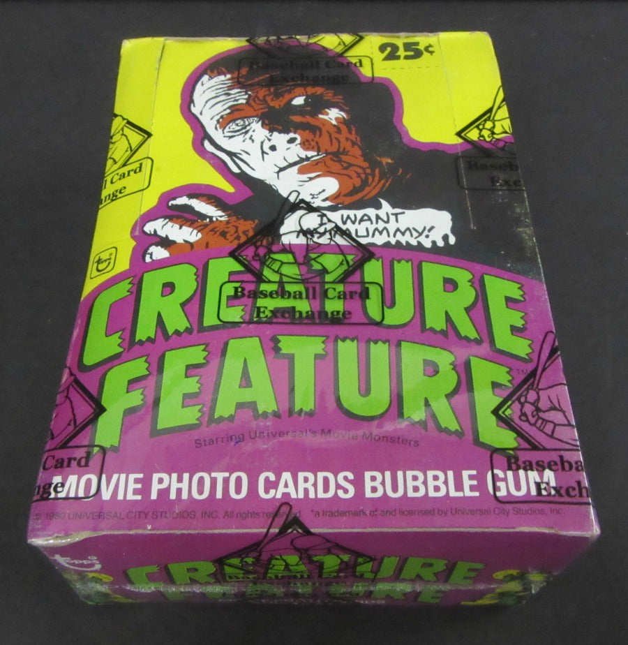 1980 Topps You'll Die Laughing (Creature Feature) Unopened Wax Box (BBCE)