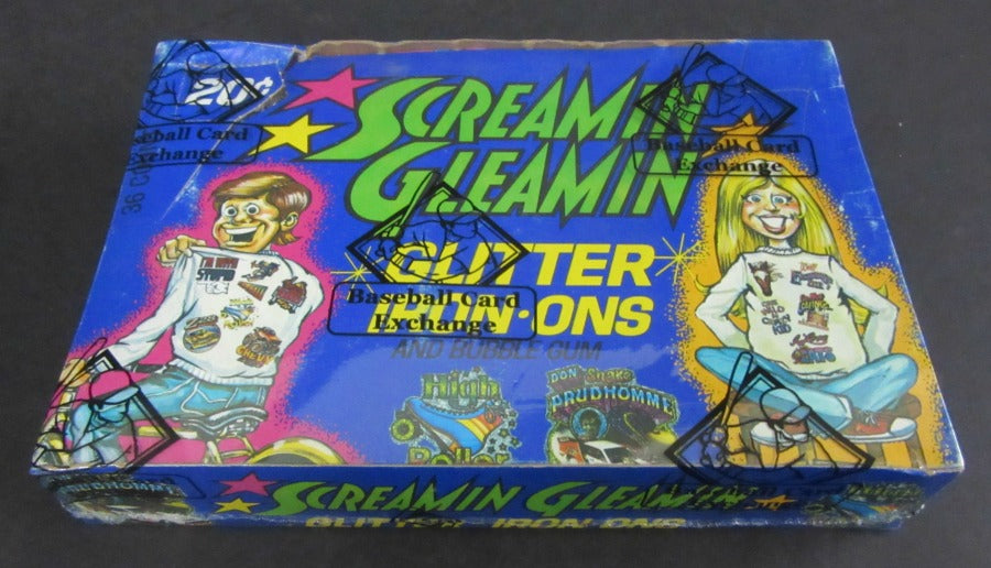 1978 Donruss Screamin Gleamin Iron-Ons Unopened Wax Box (BBCE)