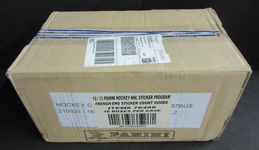 2012/13 Panini NHL Hockey Stickers Case (16 Box) (76499)