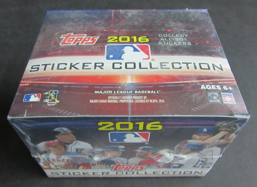 2016 Topps Baseball Stickers Box