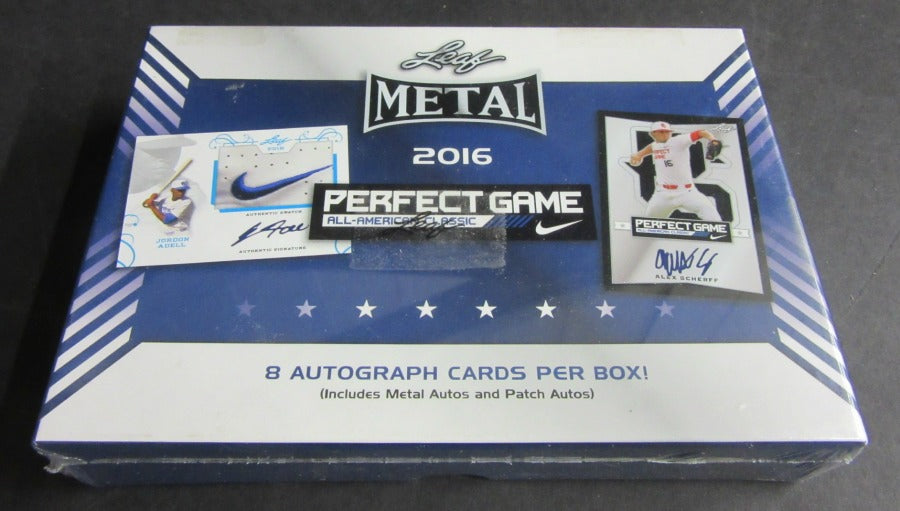 2016 Leaf Metal Perfect Game Baseball Box