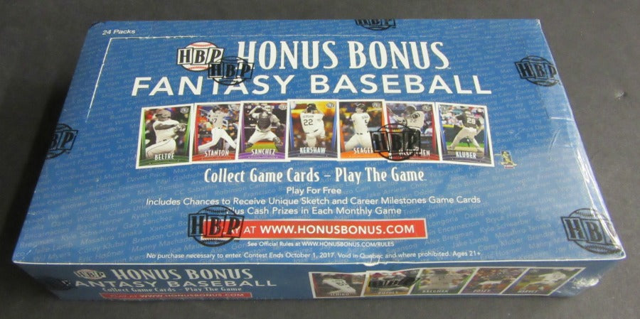 2017 Honus Bonus Fantasy Baseball Box