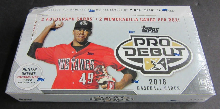 2018 Topps Pro Debut Baseball Box (Hobby) (*Damage*)