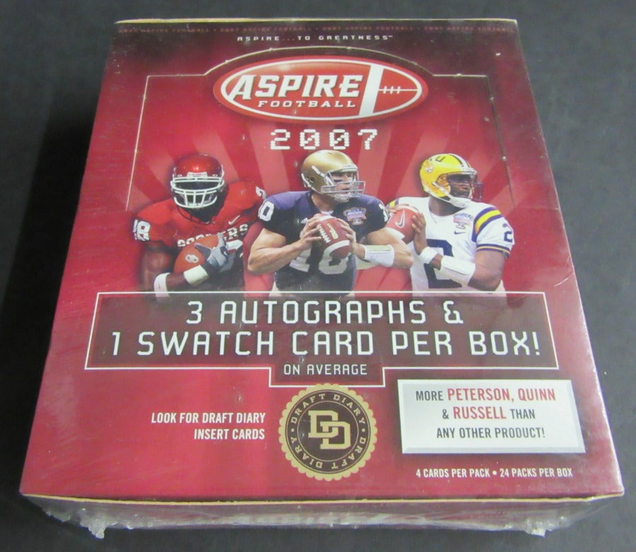 2007 Sage Aspire Football Box (Hobby)