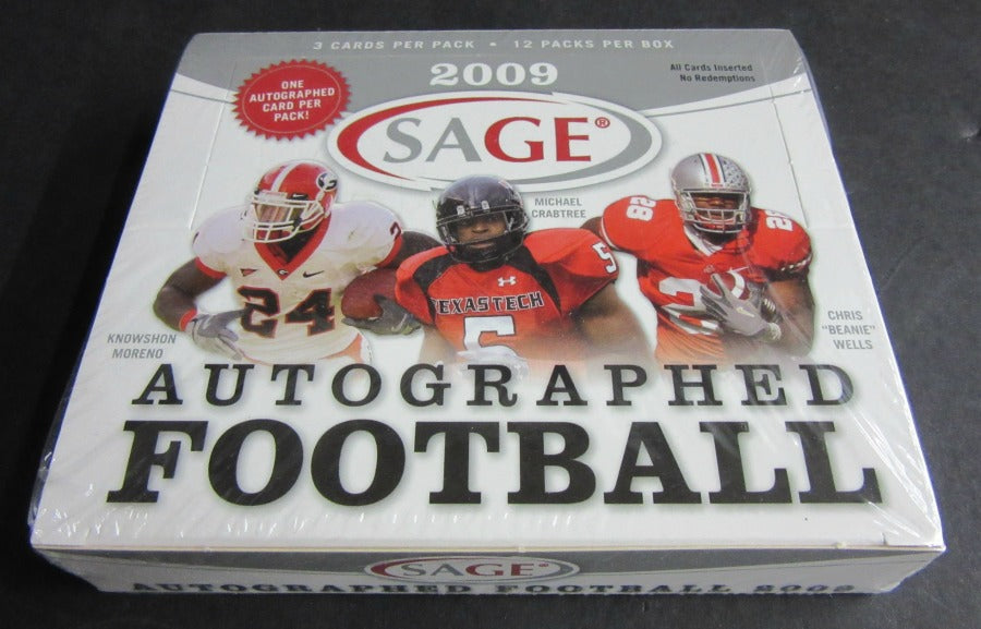 2009 Sage Autographed Football Box (Hobby)