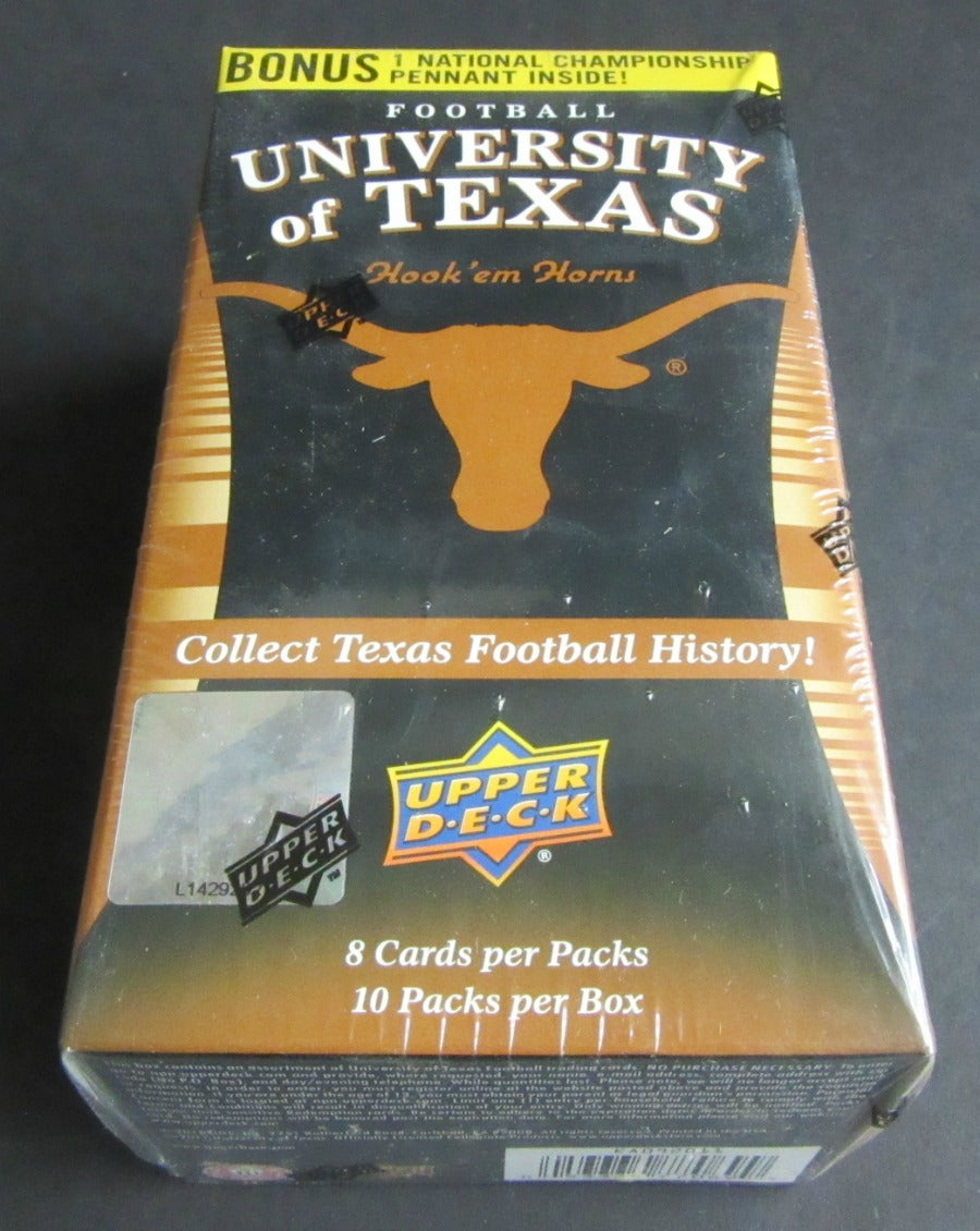 2011 Upper Deck University Of Texas Football Blaster Box (10/8)