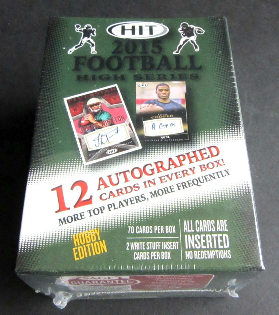 2015 Sage Hit Football High Series Box (Hobby)