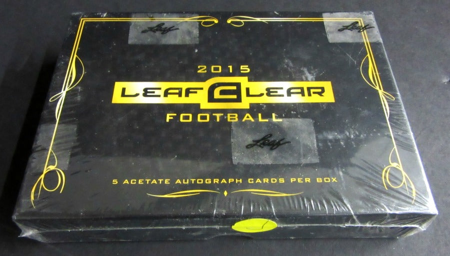 2015 Leaf Clear Football Box