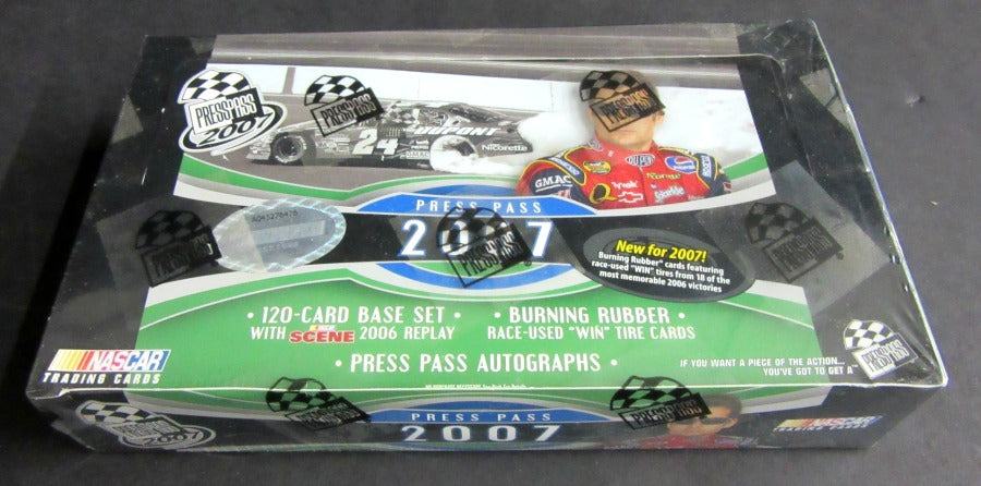 2007 Press Pass Racing Race Cards Box (Hobby)