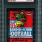 1980 Fleer Football Unopened Wax Pack PSA 8