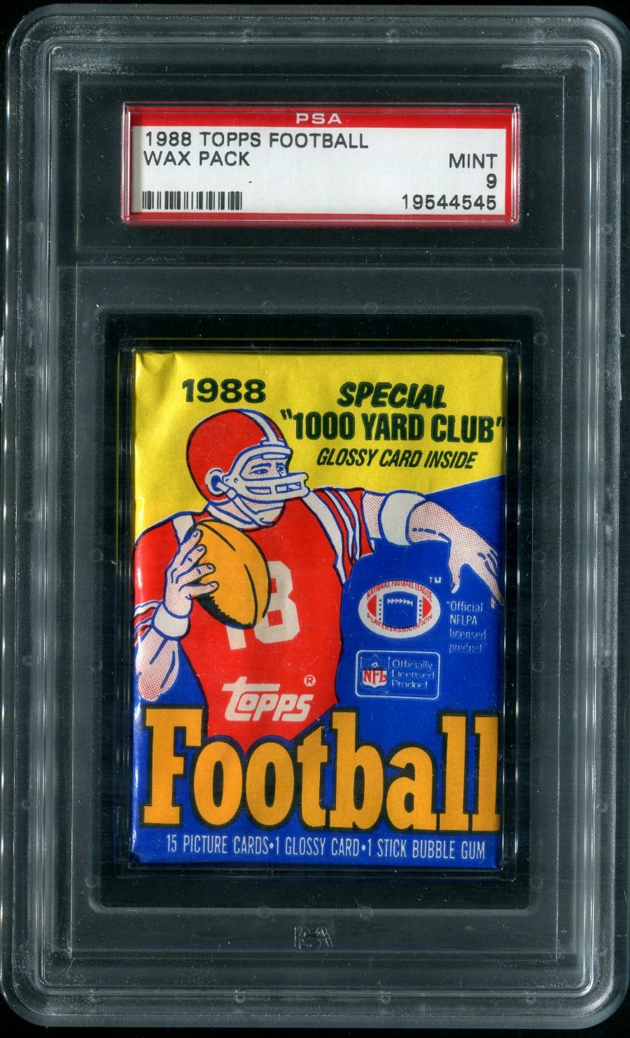 1988 Topps Football Unopened Wax Pack PSA 9