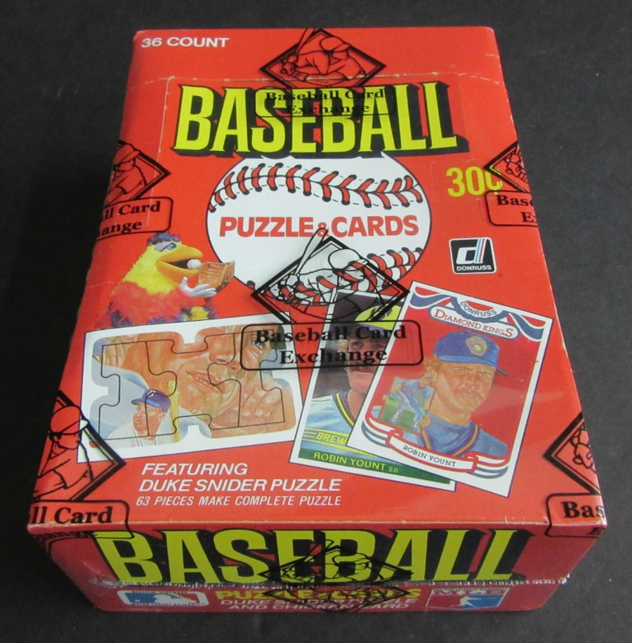 1984 Donruss Baseball Unopened Wax Box (FASC)