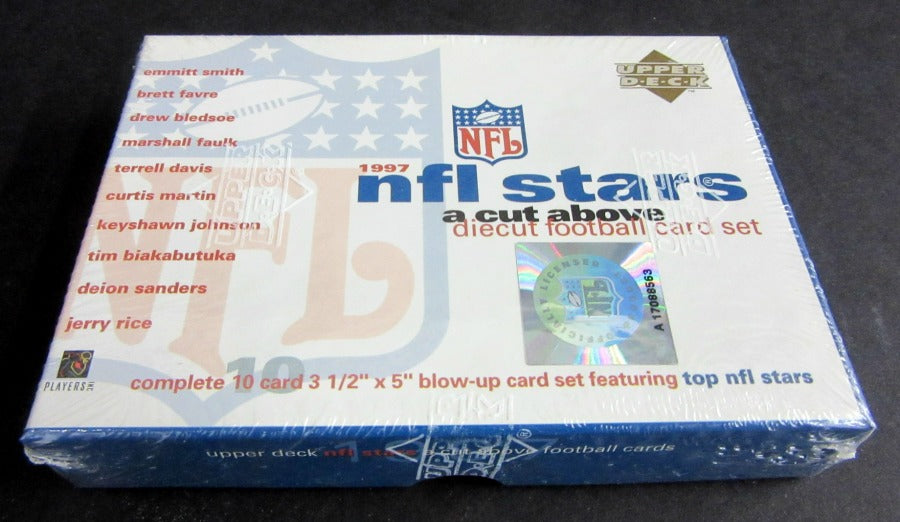 1997 Upper Deck Football NFL Stars A Cut Above Factory Set