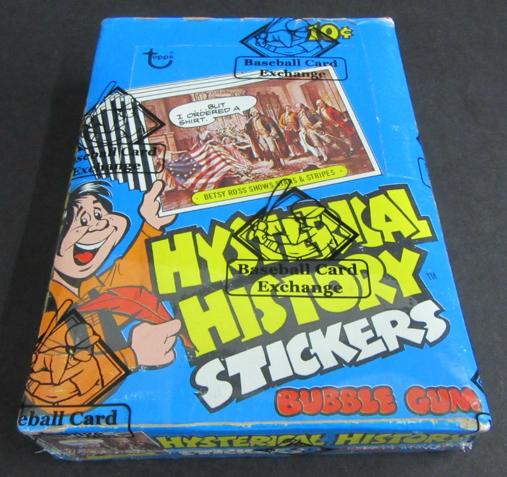 1976 Topps Hysterical History Unopened Wax Box (BBCE)