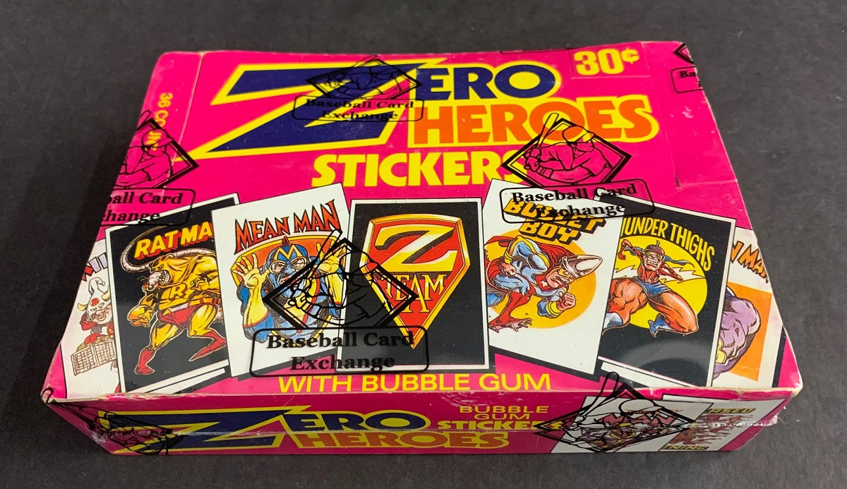 1983 Donruss Zero Heroes Unopened Wax Box (Authenticate)