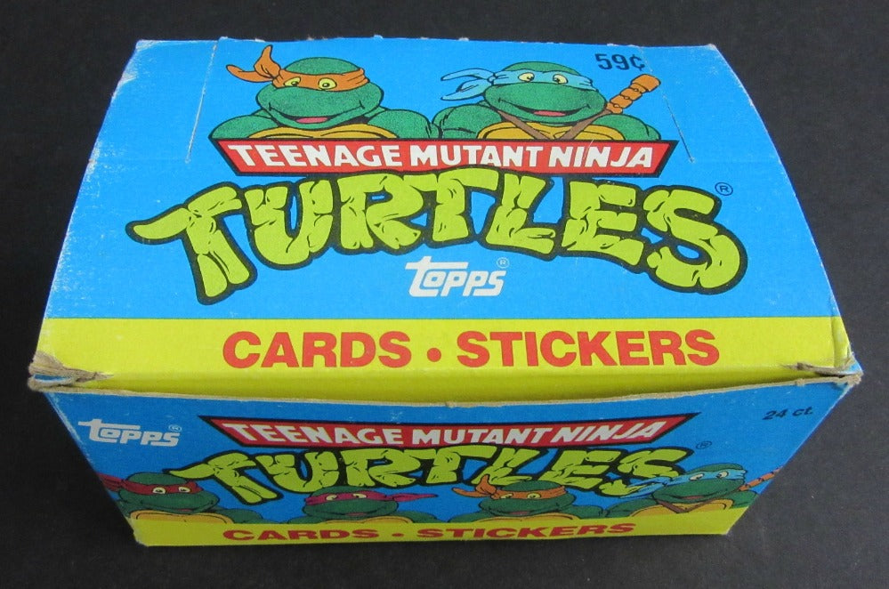 1989 Topps Teenage Mutant Ninja Turtles Unopened Cello Box