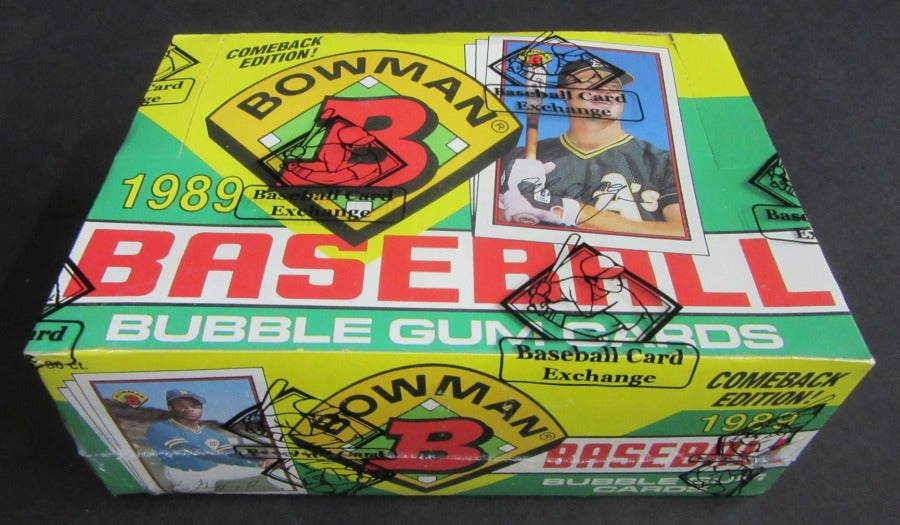 1989 Bowman Baseball Unopened Wax Box (FASC)