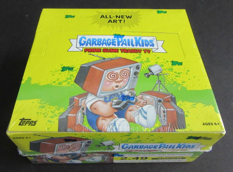 2016 Topps Garbage Pail Kids Series 2 Box (Retail): Prime Slime Trashy TV