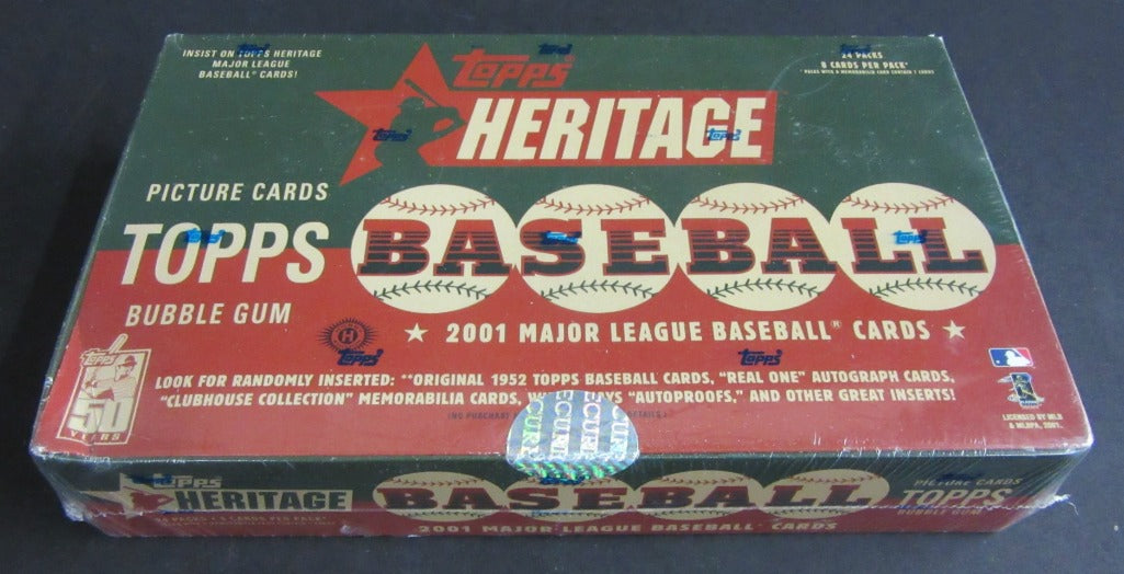 2001 Topps Heritage Baseball Box (Hobby)