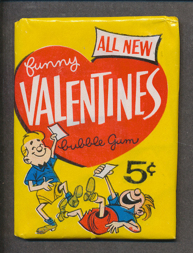 1960 Topps Funny Valentines Unopened Wax Pack