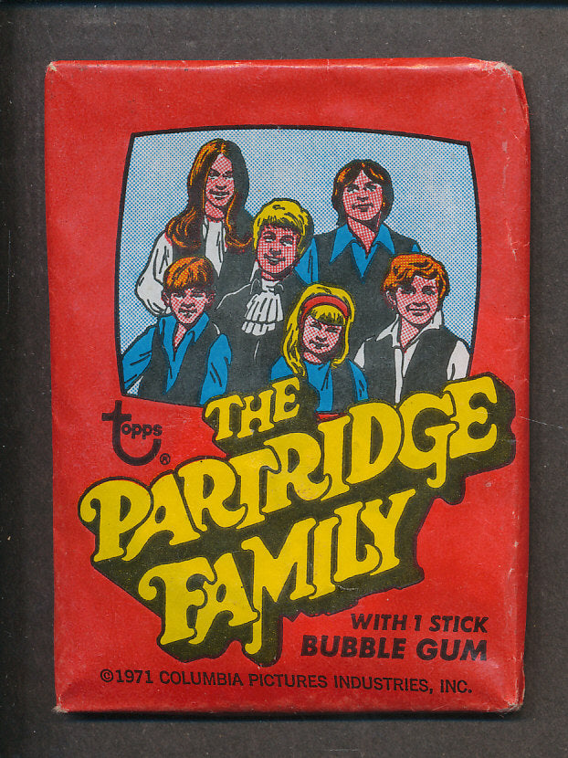 1971 Topps Partridge Family Unopened Wax Pack