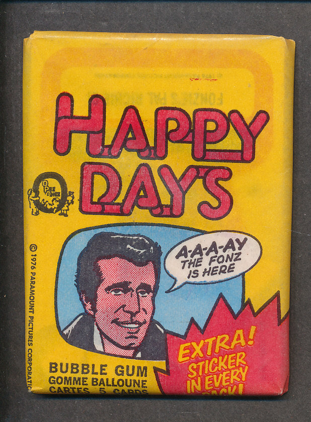 1976 OPC O-Pee-Chee Happy Days Unopened Series 1 Wax Pack