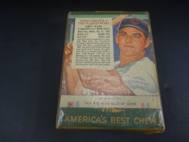 1954 Redman Tobacco Unopened Baseball Pack Ted Kluszewski