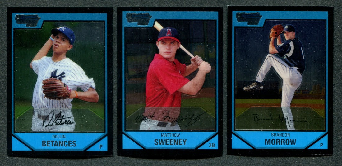 2007 Bowman Chrome Prospects Baseball Series 1 Complete Set (110) NM/MT MT