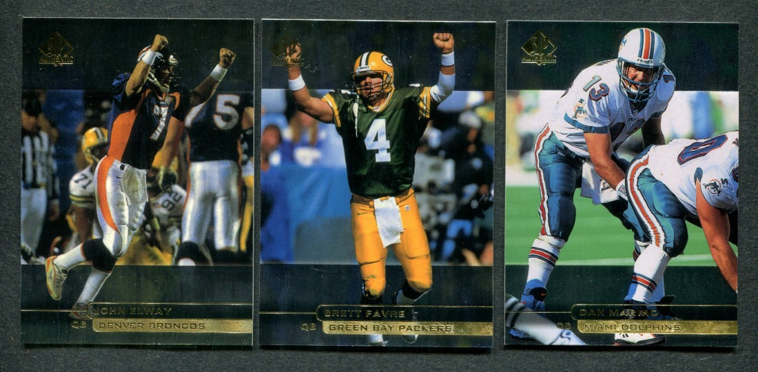 1998 Upper Deck SP Authentic Football Complete Base Set (84) NM/MT MT