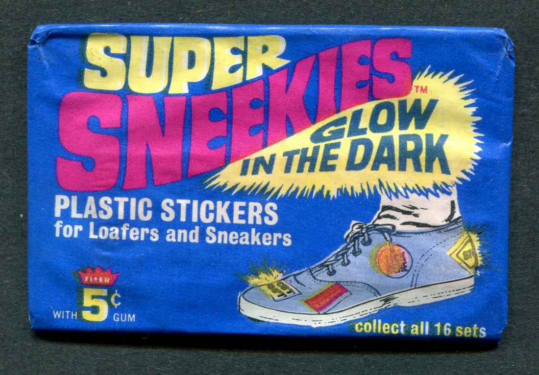 1971 Fleer Super Sneekies Stickers Unopened Wax Pack