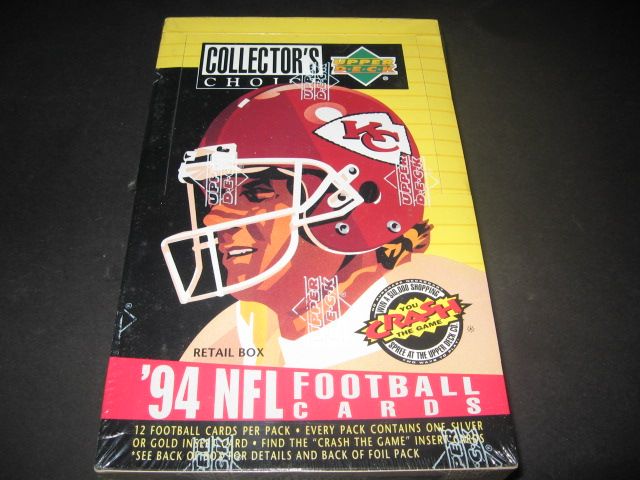 1994 Upper Deck Collector's Choice Football Box (Retail) (36/12)