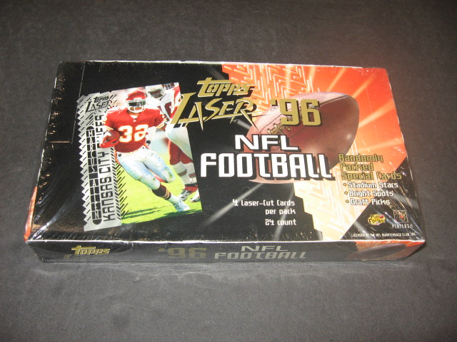 1996 Topps Laser Football Box