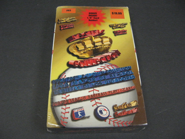 1995 Pacific Crown Collection Baseball Series 2 Blaster Box (16/12)