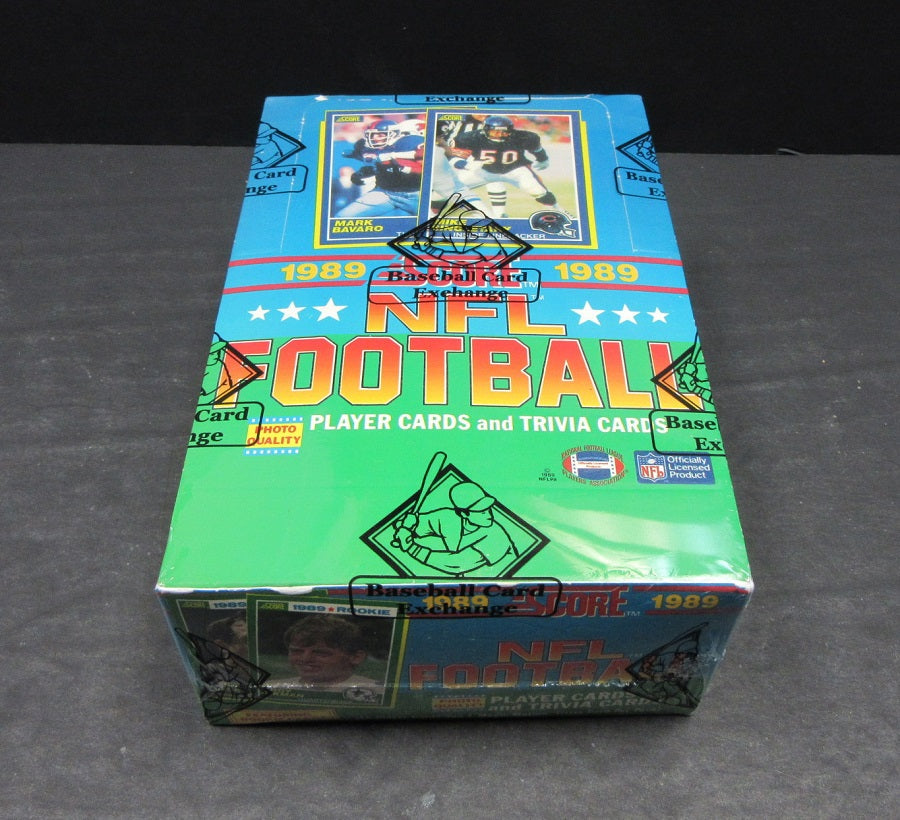 1989 Score Football Unopened Box (Authenticate)