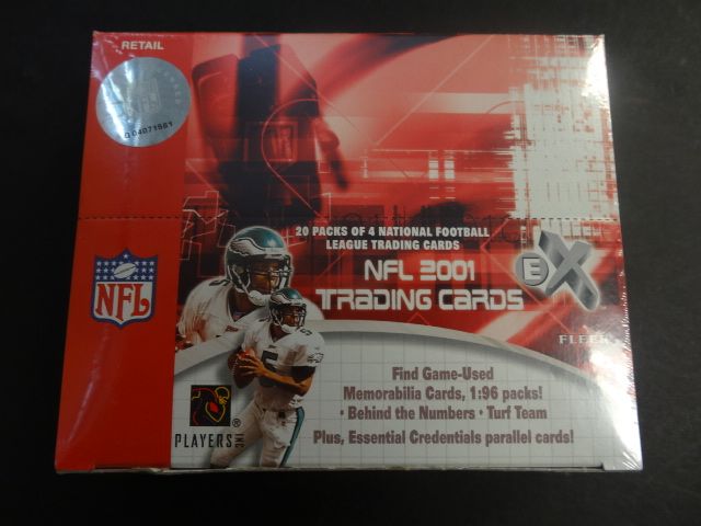 2001 Fleer Skybox E-X Football Box (Retail)