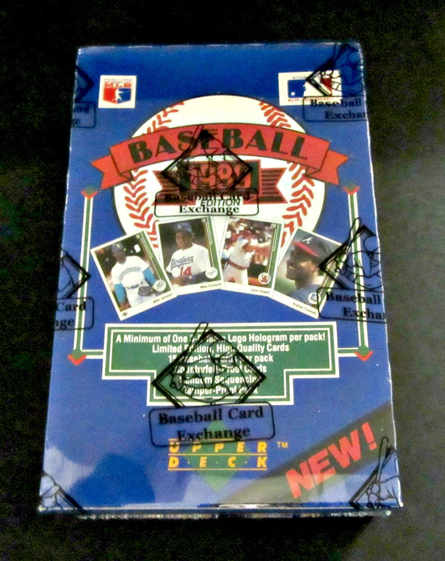 1989 Upper Deck Baseball Low Series Box