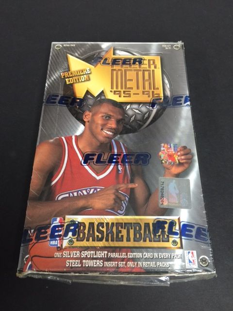 1995/96 Fleer Metal Basketball Series 1 Box (Retail)