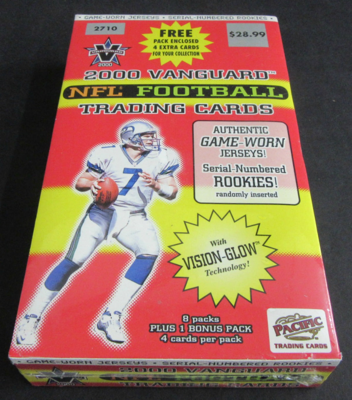 2000 Pacific Vanguard Football Blaster Box (9/4)