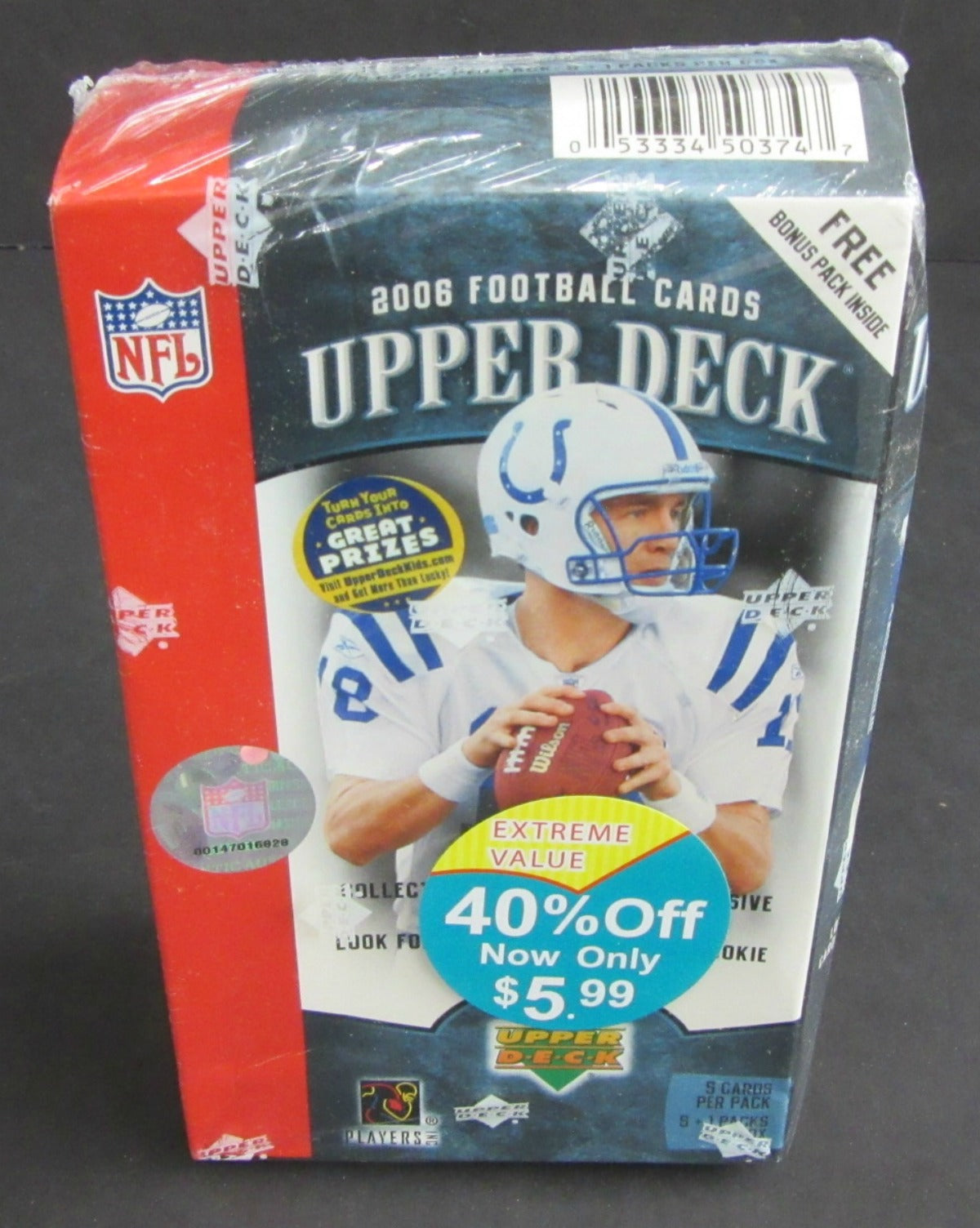 2006 Upper Deck Football Blaster Box (6/5)