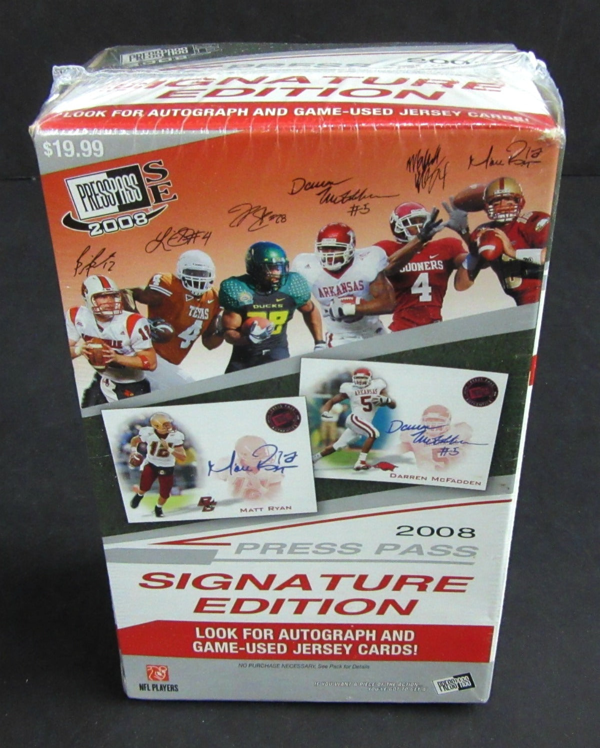 2008 Press Pass Football Signature Edition Blaster Box (7/4)