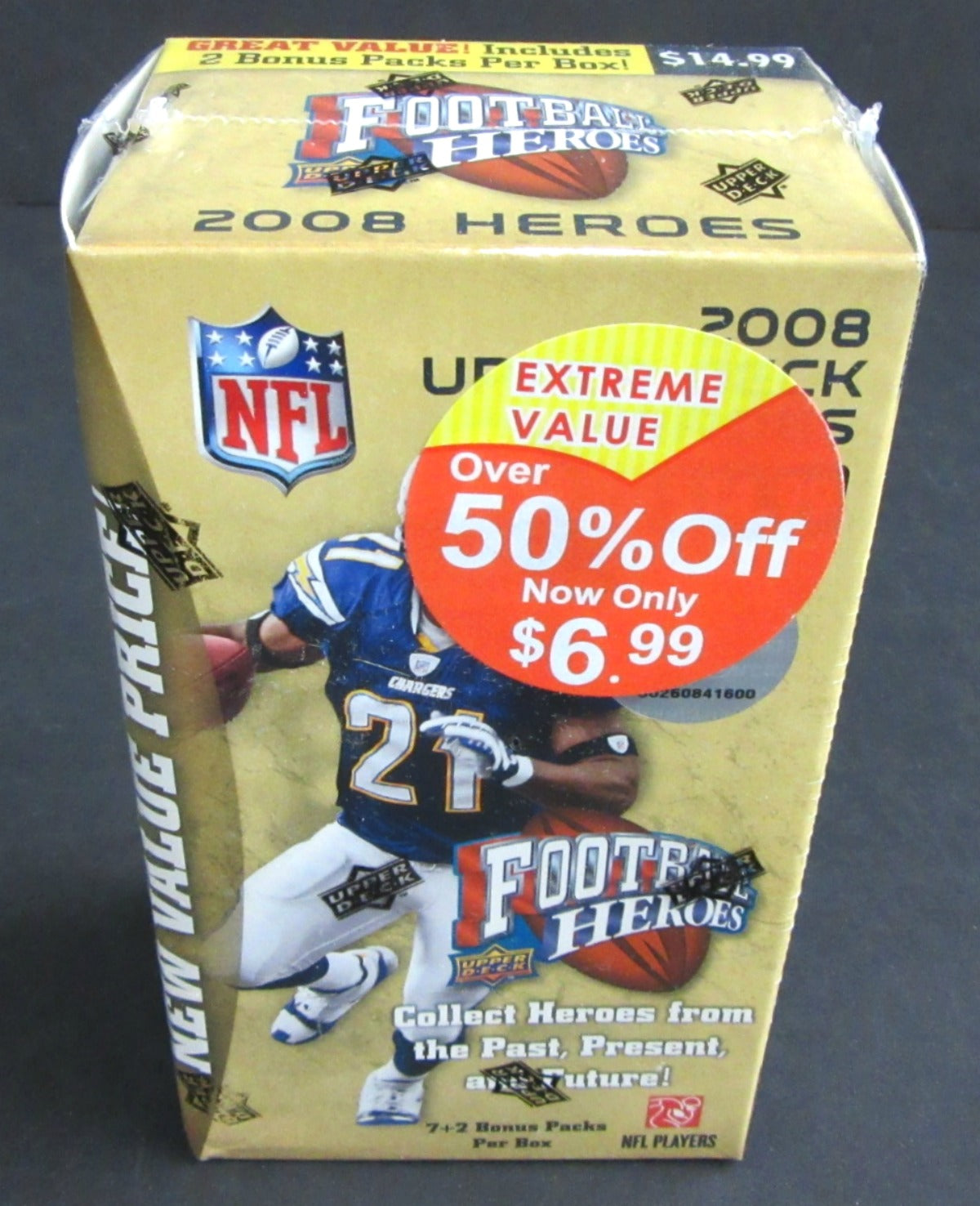 2008 Upper Deck Football Heroes Blaster Box (9/)