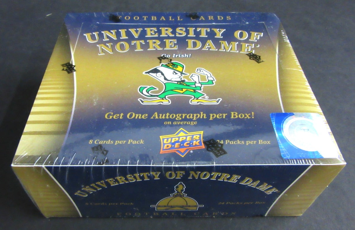 2013 Upper Deck Notre Dame Football Box (Hobby)